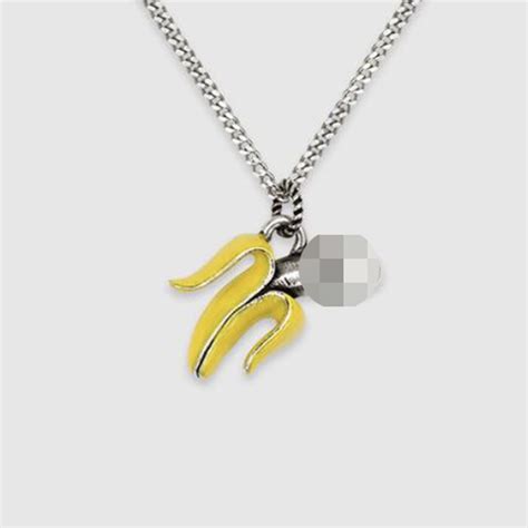 gucci phallic banana necklace|People are obsessed with Harry Styles’ phallic banana necklace.